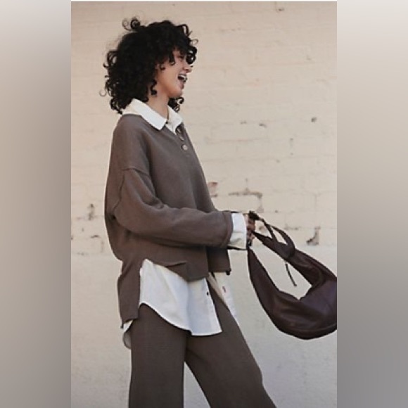 Free People Sweaters - Free People Hailee Sweater Set in Fossil, size small